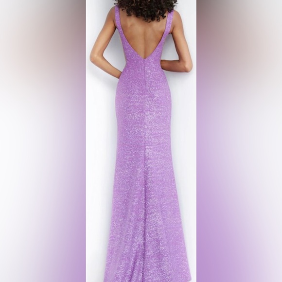 Purple Jovani Dress - Picture 2 of 12
